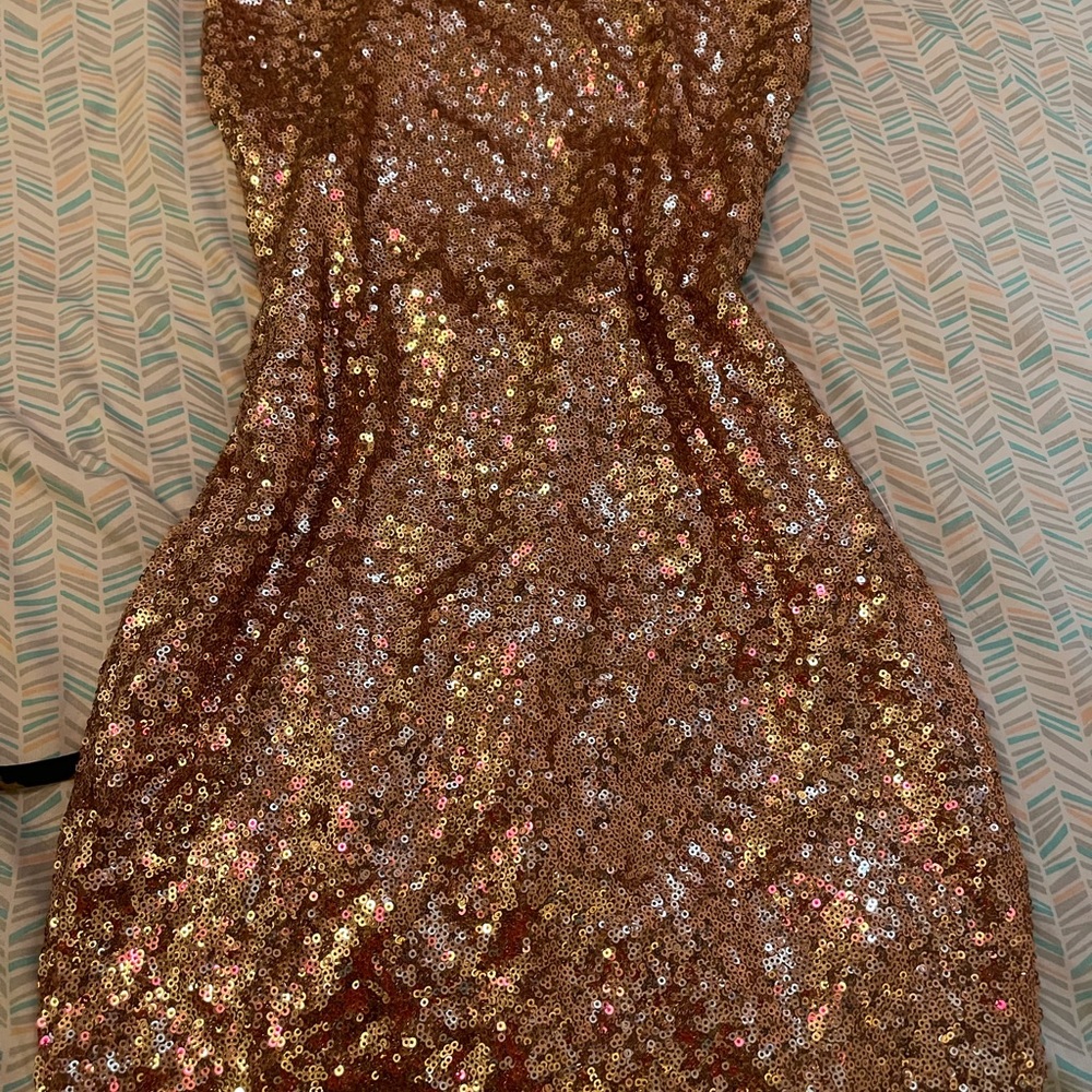 Fashion nova night dress, Never used great condition low cut , crossed straps